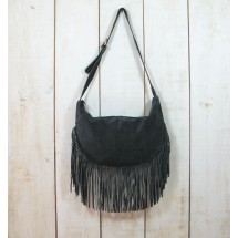 BOLSO DE SERRAJE CON FLECOS