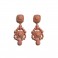 PENDIENTES BARROCOS ROSAS