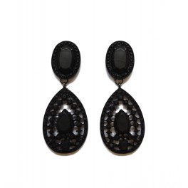 PENDIENTES BARROCOS NEGROS