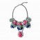 COLLAR MULTICOLOR CON BASE METACRILATO