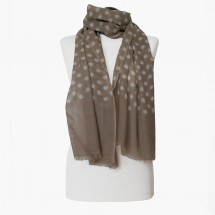 CHAL TAUPE CON LUNARES