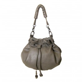 BOLSO PIEL CON DETALLE EN ASA