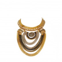 COLLAR &Eacute;TNICO DORADO