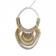 COLLAR &Eacute;TNICO PLATA