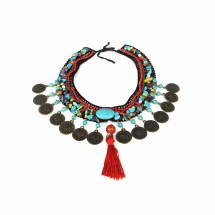 COLLAR &Eacute;TNICO CON MONEDAS
