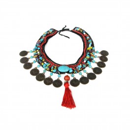 COLLAR &Eacute;TNICO CON MONEDAS