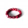 PULSERA CALAVERAS ROJAS