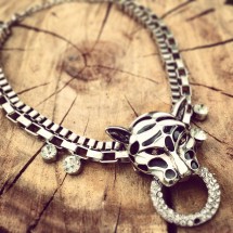 LEOPARD HEAD NECKLACE